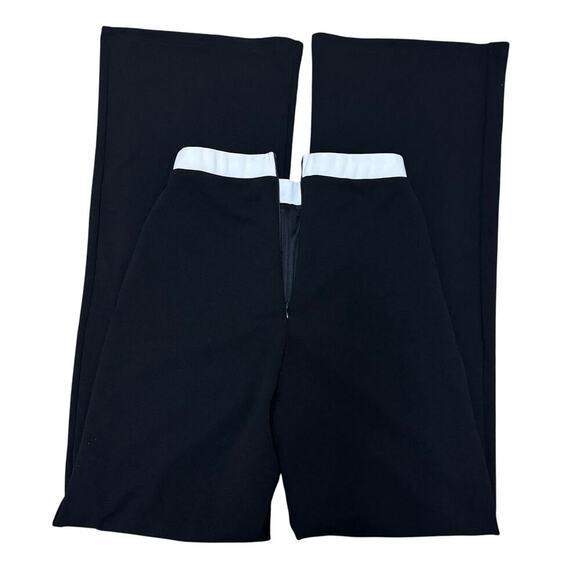 Lulus Instinctively Chic Black & White Wide-Leg Pants | Size XS | NWT - Picture 5 of 7